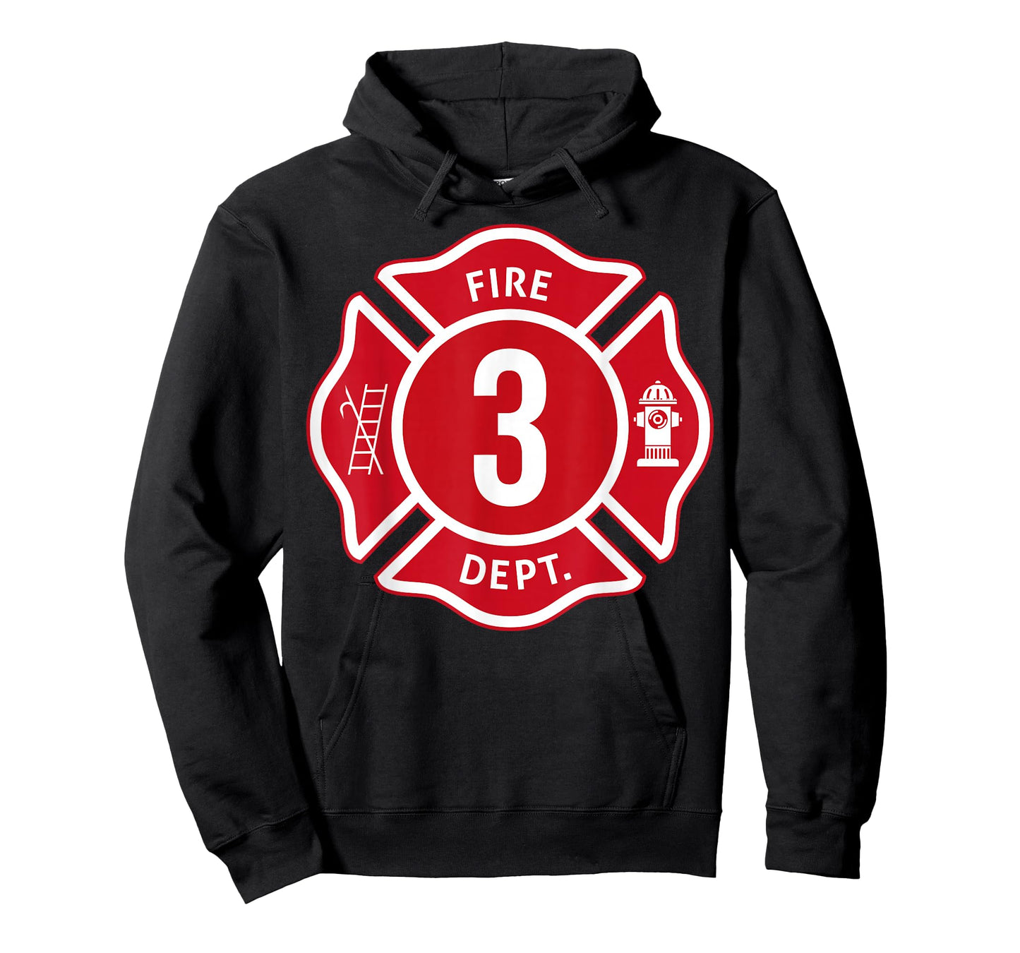 Kids Fire Truck 3rd Birthday Boy Firefighter 3 Year Old T-Shirt