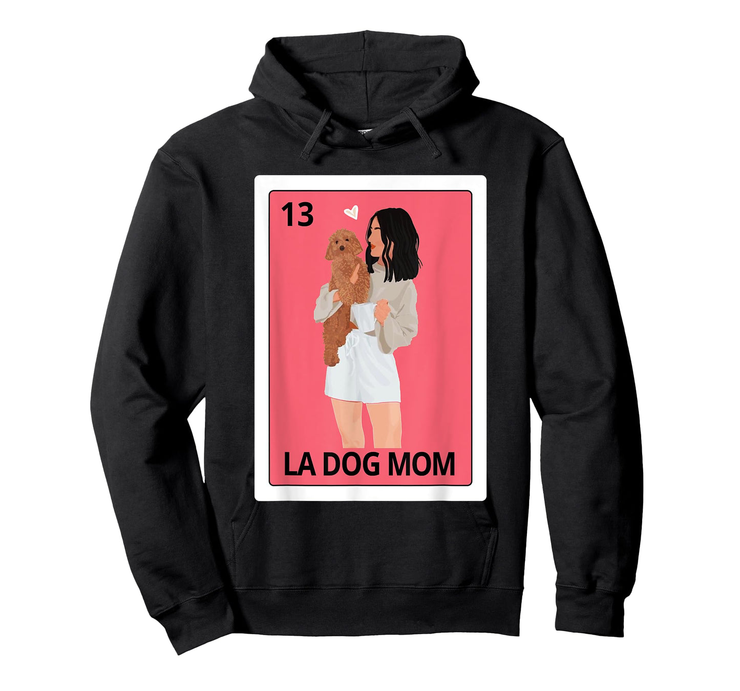 Dog Mama Dog Lady Spanish La Dog Mom Mexican Bingo Card T-Shirt