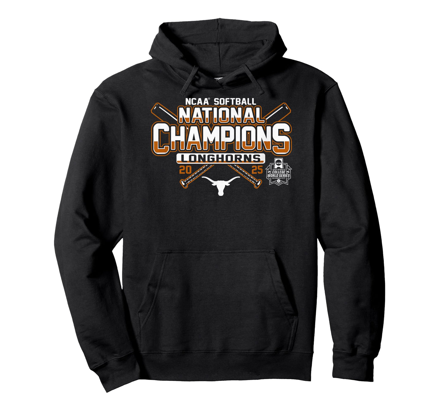 Texas Longhorns Softball National Champs 2025 WCWS Black T-Shirt