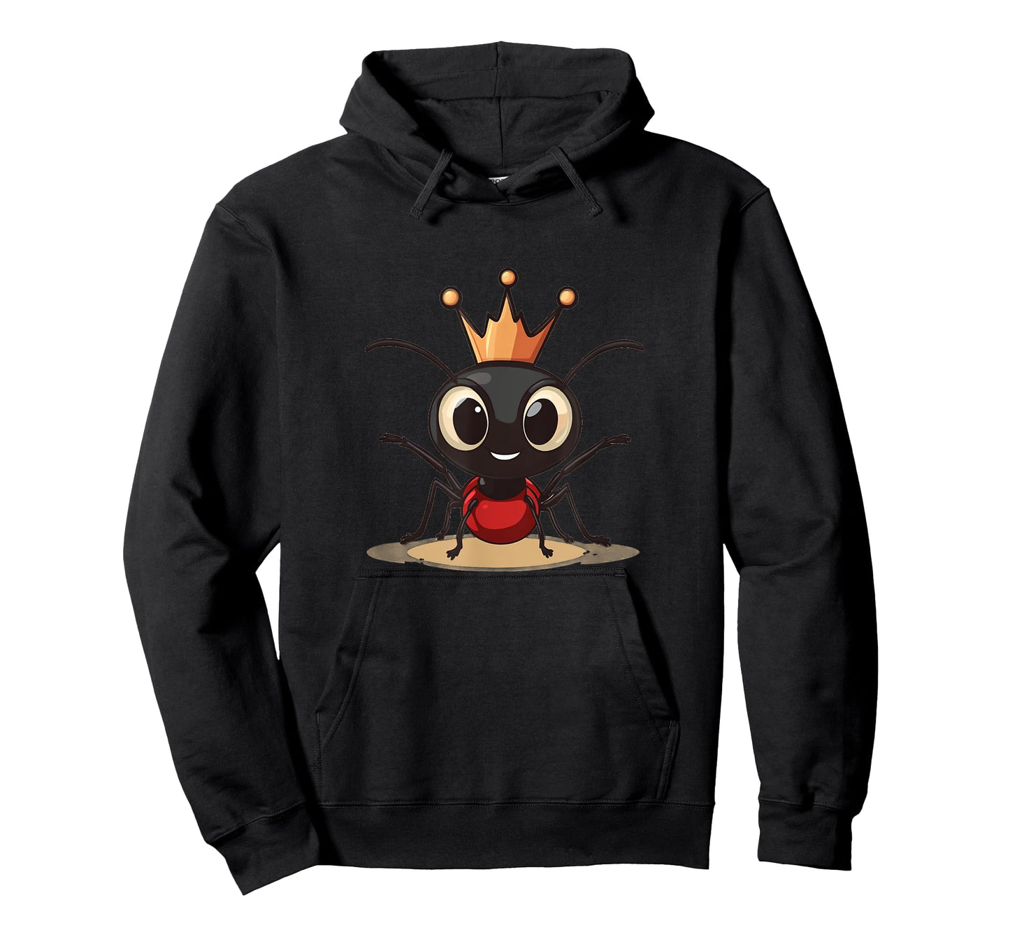 Funny looking Ant with Crown for Kingdom and Ants Lovers T-Shirt