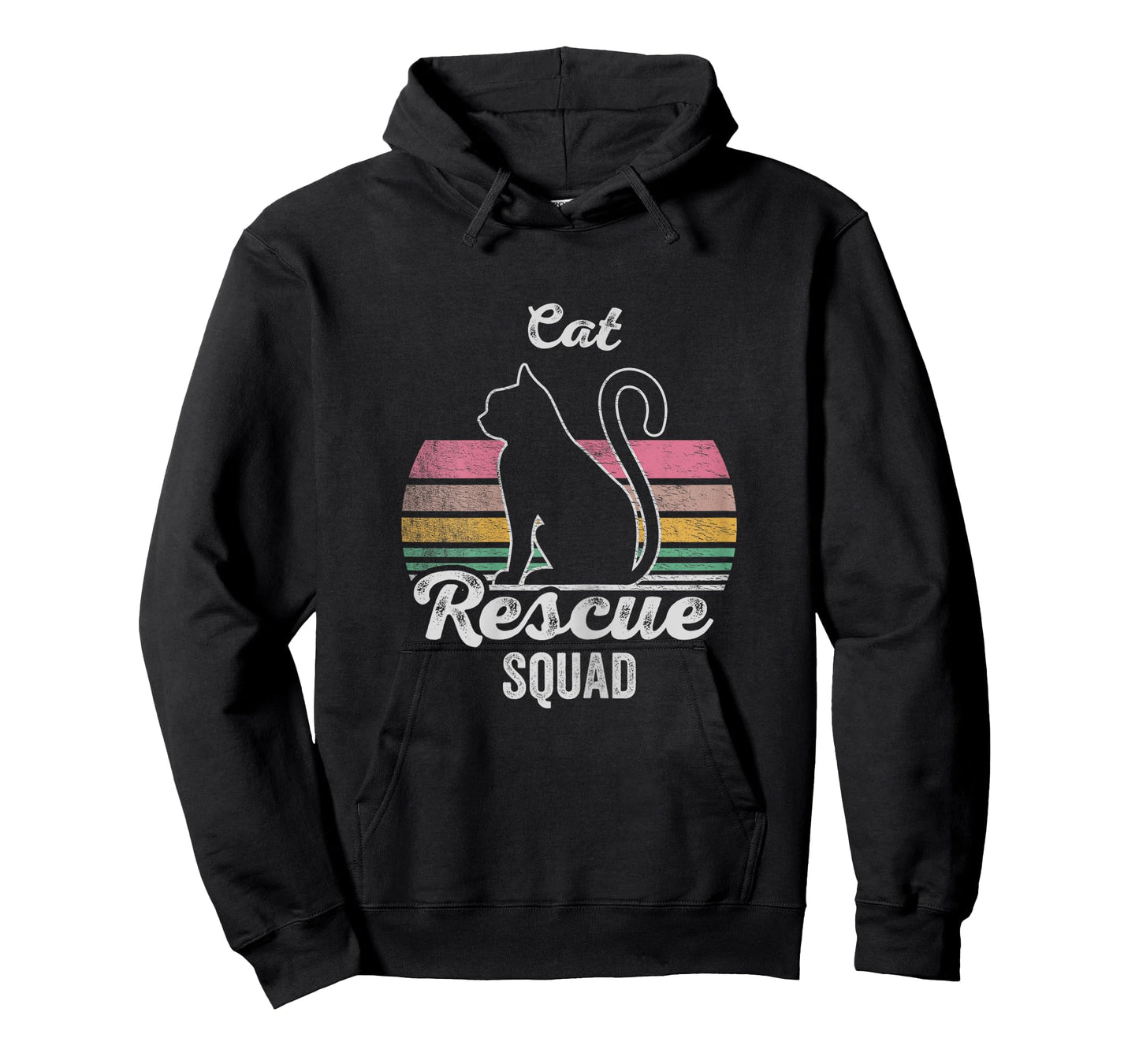 Retro Vintage Animal Rescue Shirt Cat Rescue Squad T-Shirt