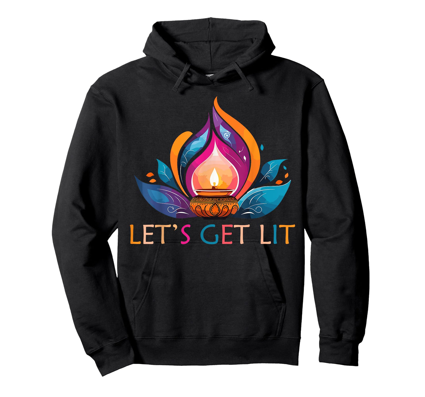 Let's Get Lit Happy Diwali Festival of Light T-Shirt