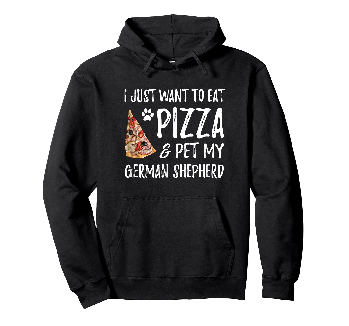 German Shepherd Dog Lover Pizza T-Shirt Funny Dog Mom T-Shirt
