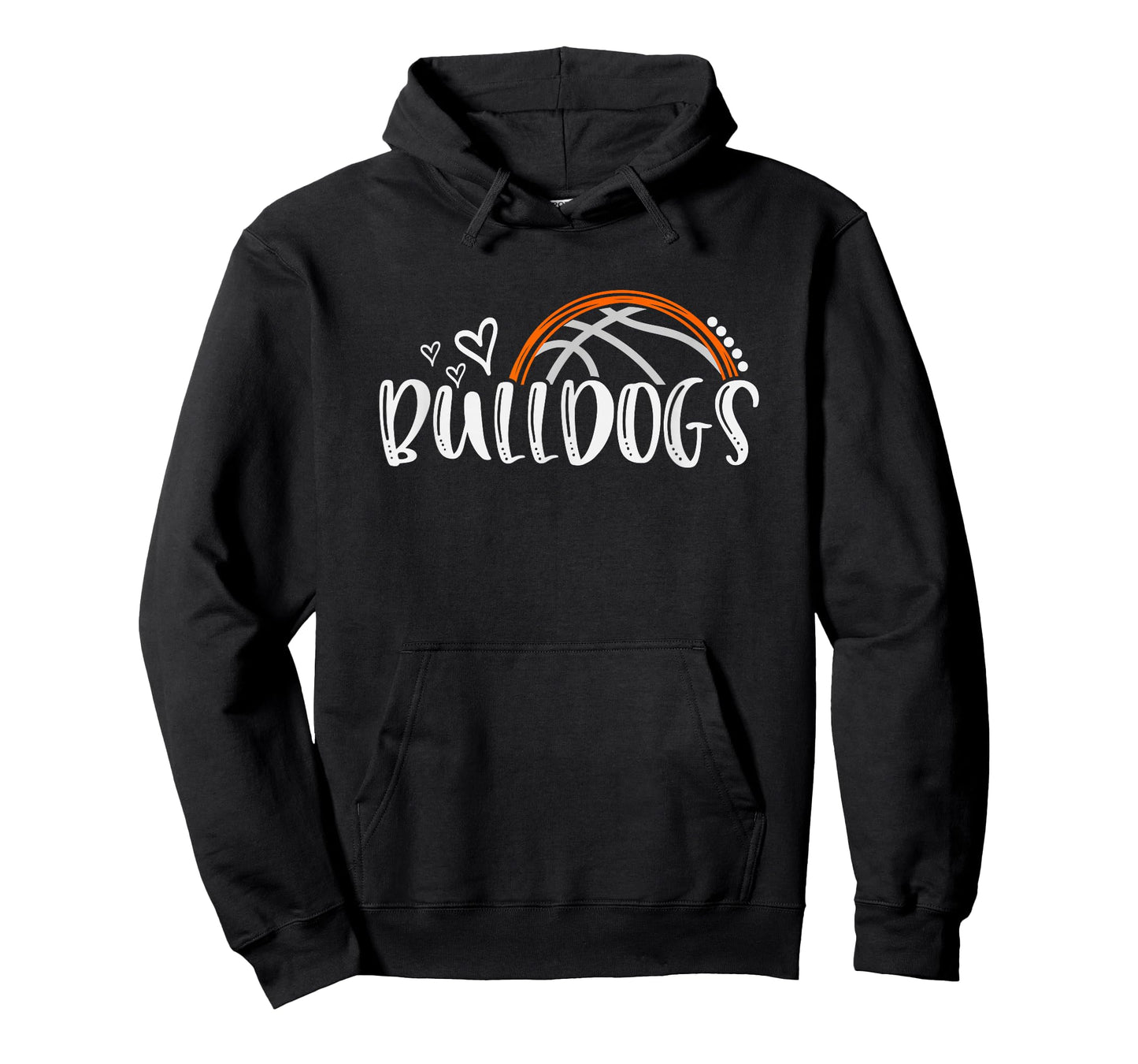Basketball Bulldogs School Sports Fan Team Spirit T-Shirt