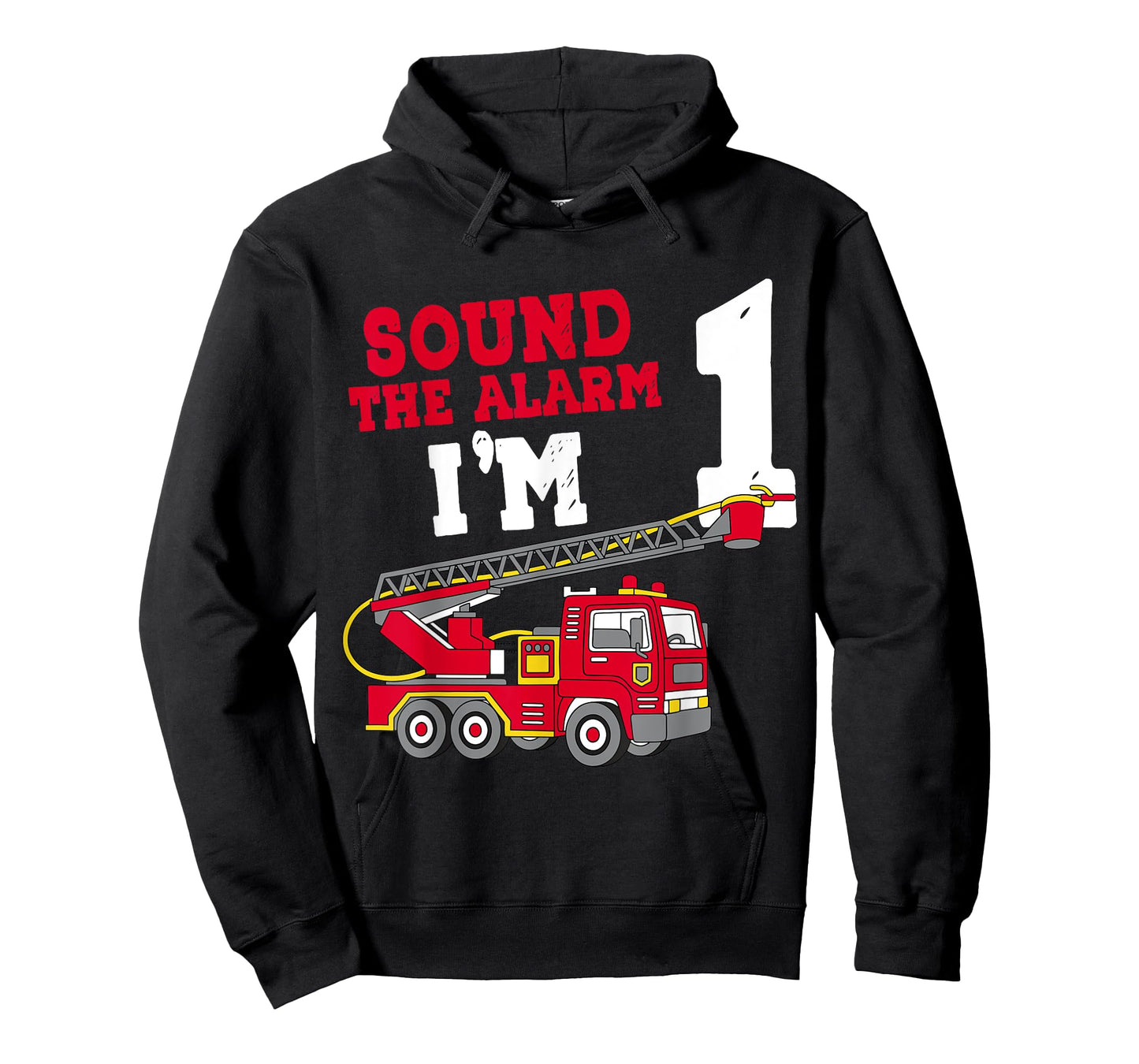 Sound The Alarm I'm 1st Birthday Firefighter Fire Truck 1 T-Shirt
