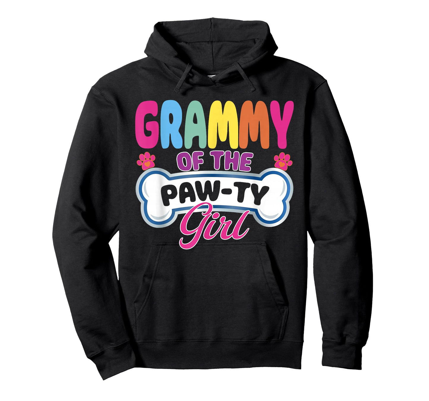 Grammy of The Paw-Ty Girl Birthday Family Matching Party T-Shirt