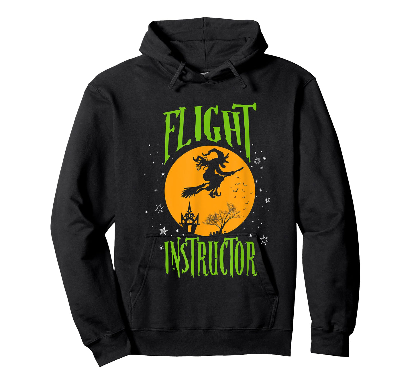Funny Flight Instructor Halloween Funny Witch Gift T-Shirt