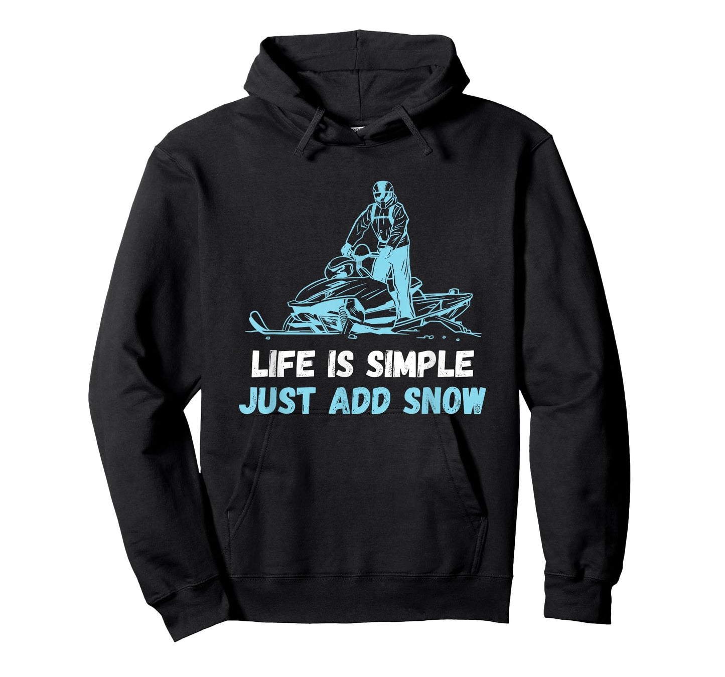 Snowmobile Life Is Simple Snowmobiling Snow Machine T-Shirt