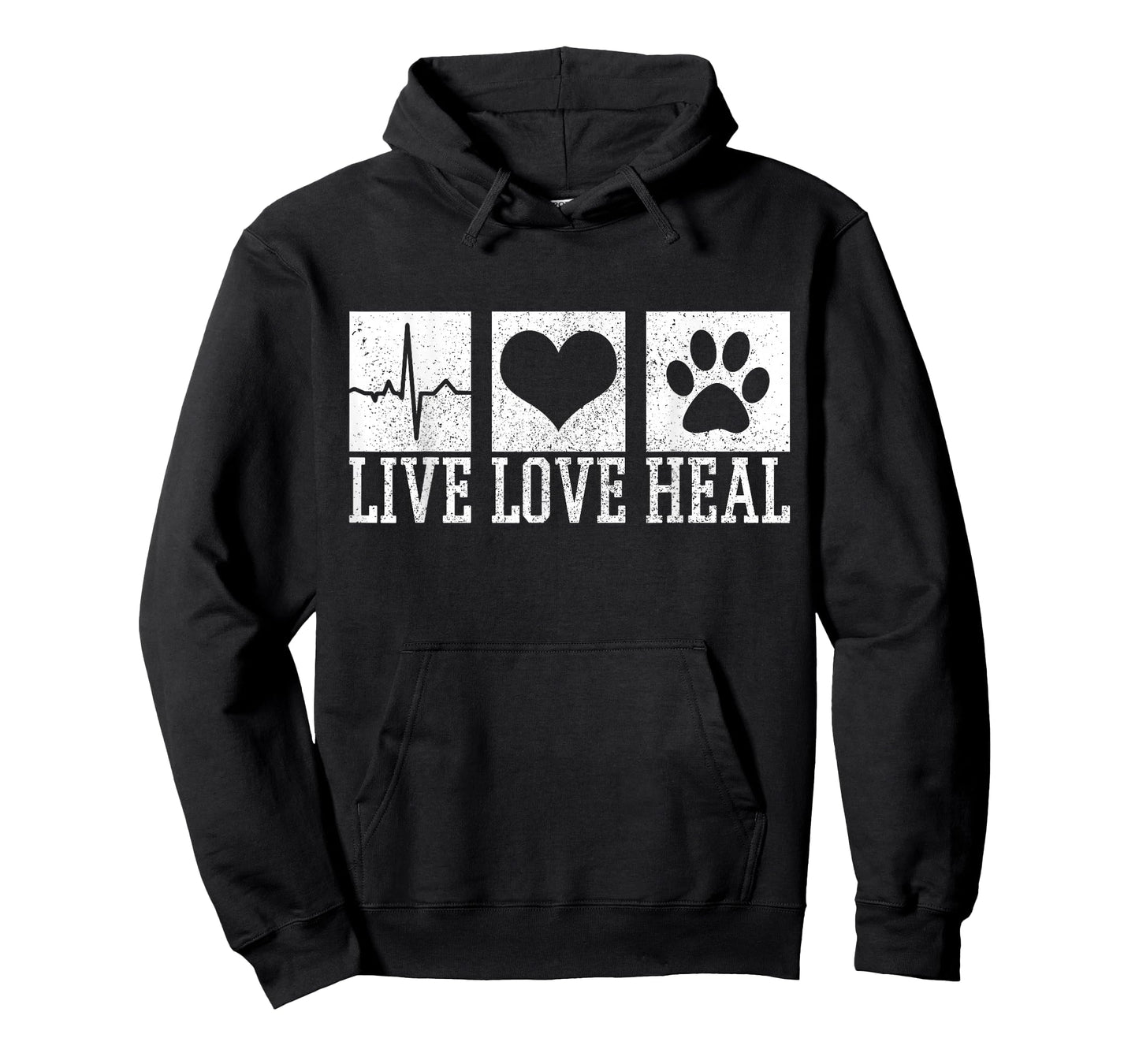 Vet Tech Live Love Heal Veterinary Dog Storage T-Shirt