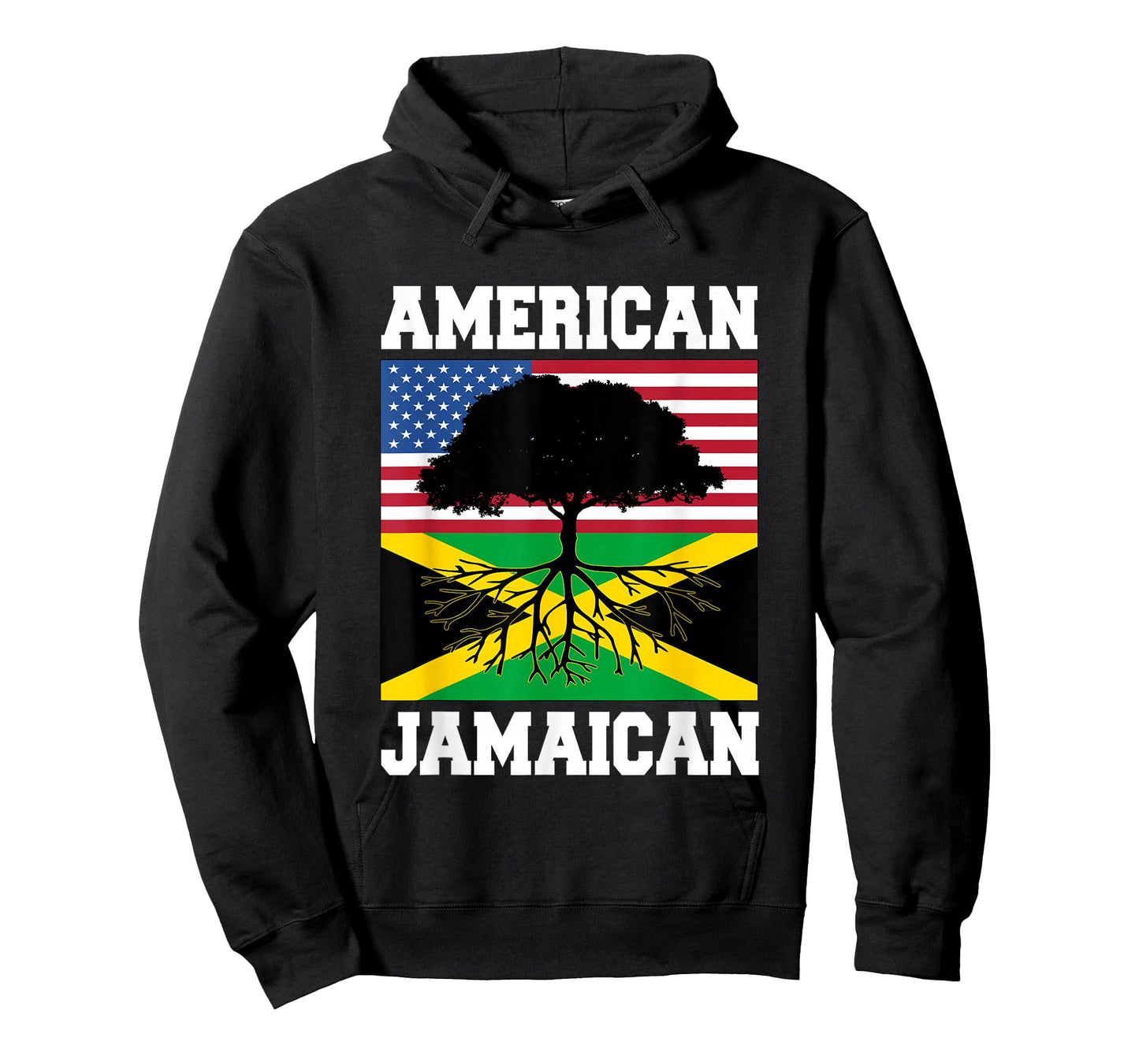 Usa Jamaica Flag Jamaican Roots American Born America T-Shirt