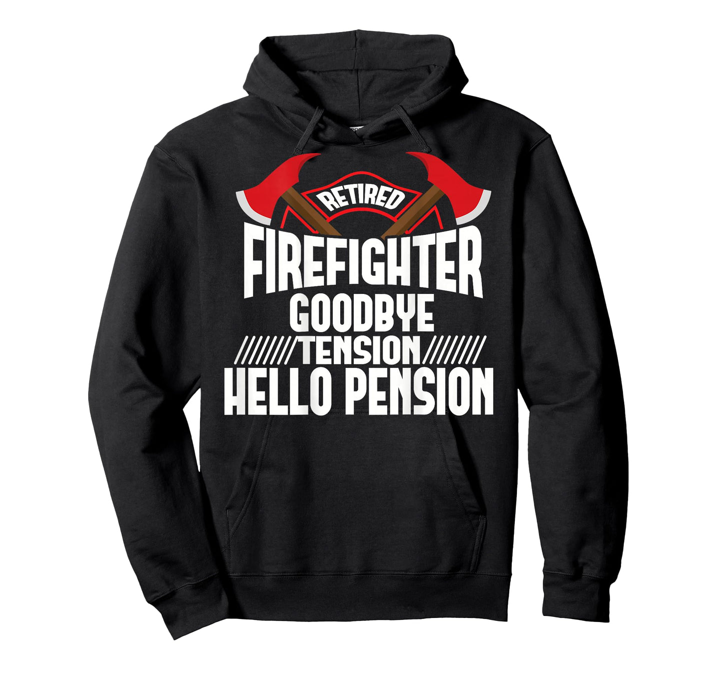 Retired Firefighter Thin Red Line Retirement Party Gift T-Shirt