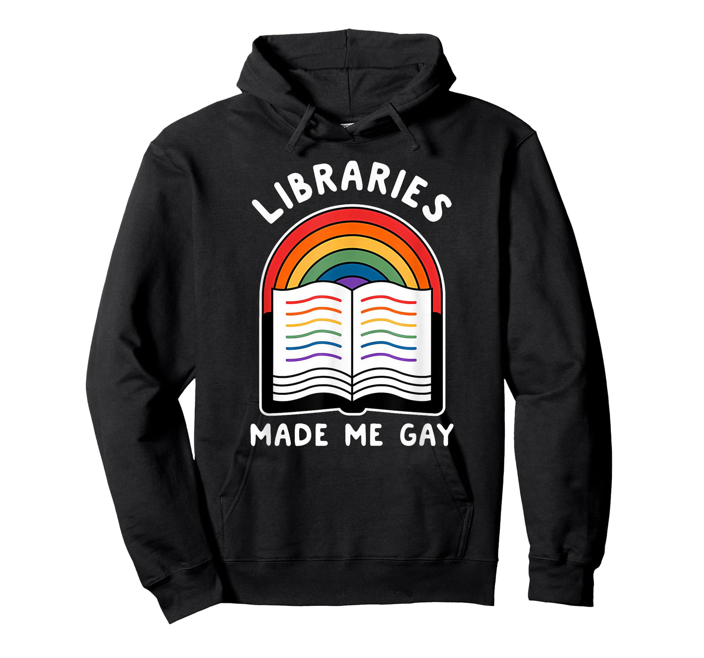 Libraries made me gay Funny design T-Shirt