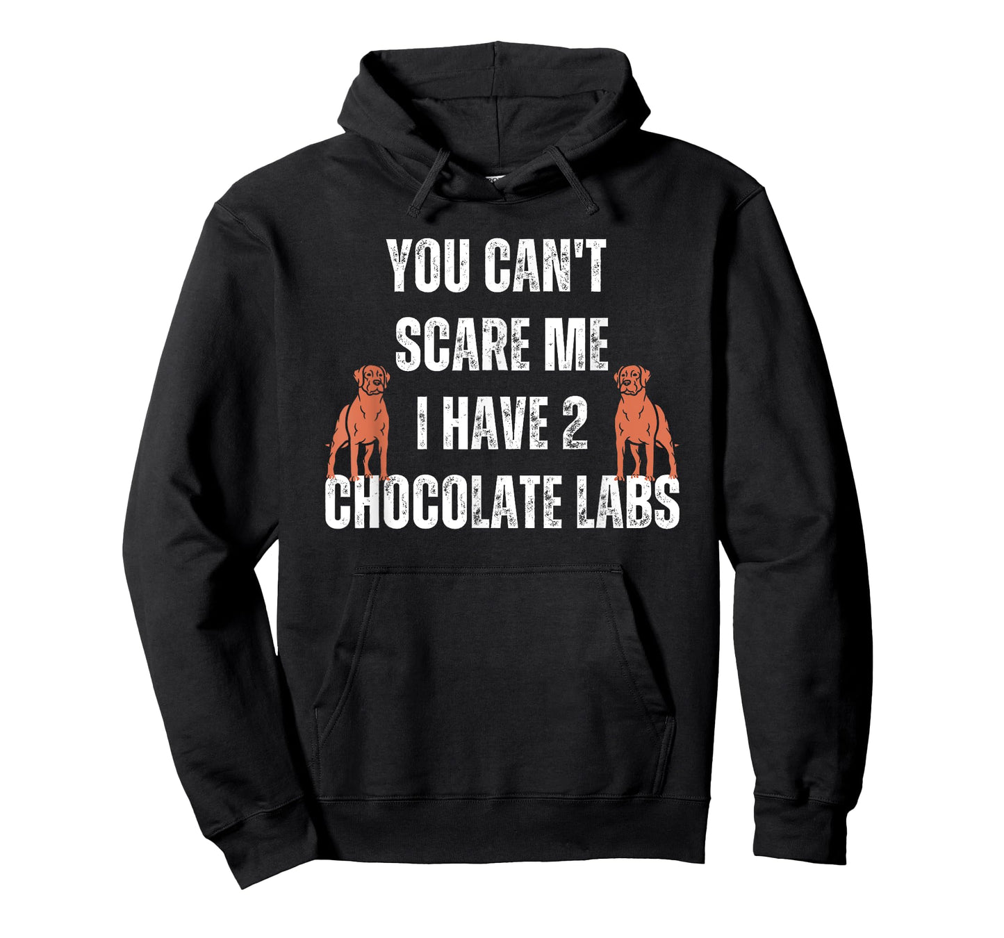 Chocolate Lab Funny Halloween Dog Costume Labrador Scare Me T-Shirt for Men Women Kids