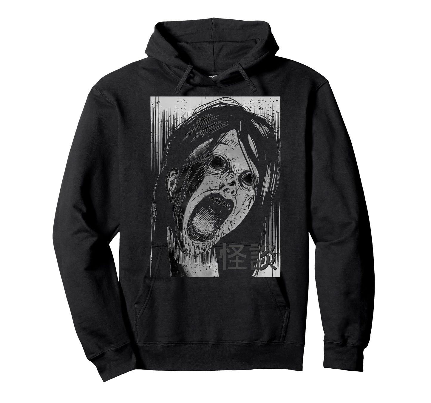 Japanese Horror Kaidan Ghost Stories Zombie Anime Manga Art T-Shirt