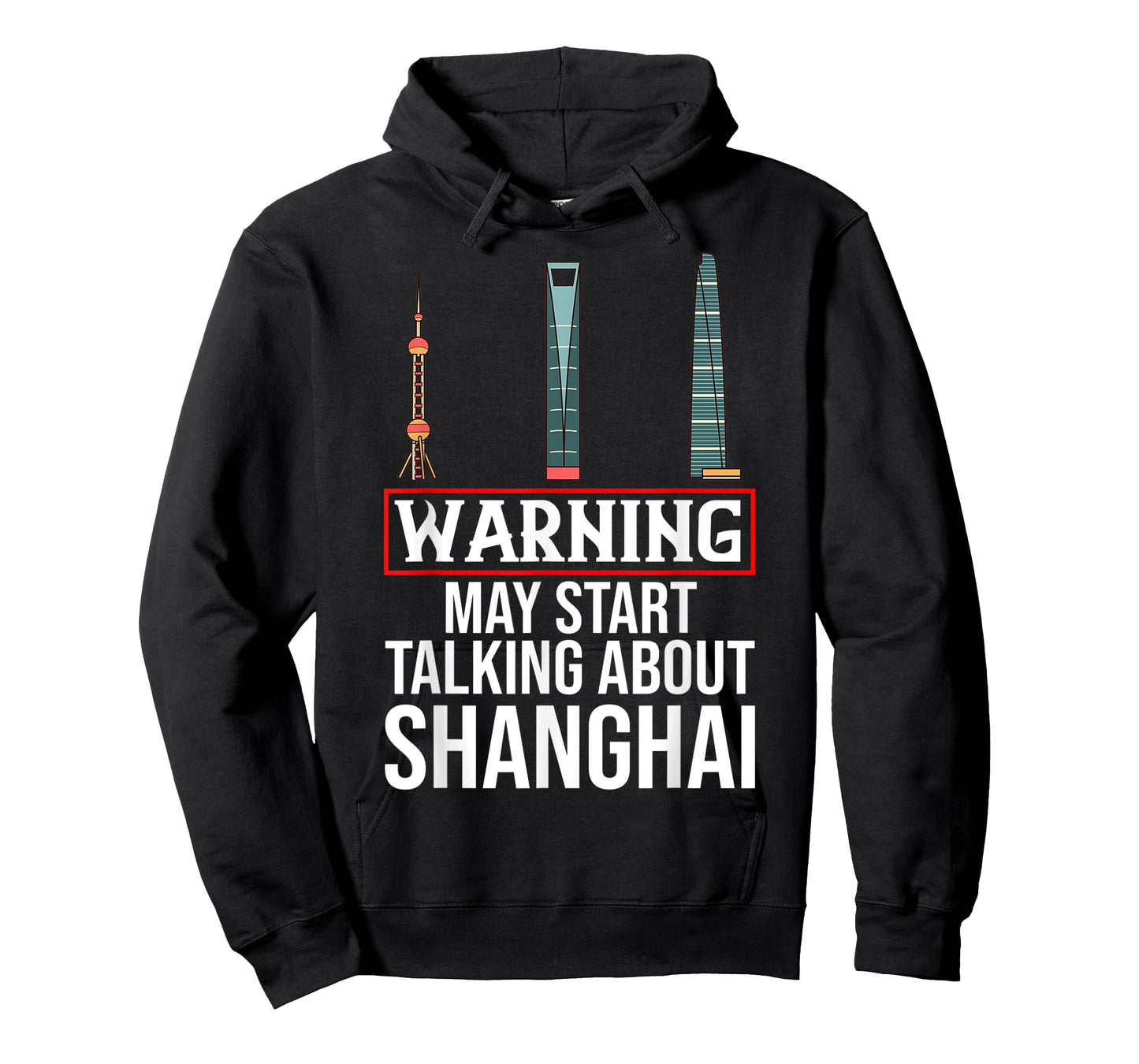 Shanghai China City Skyline Map T-Shirt