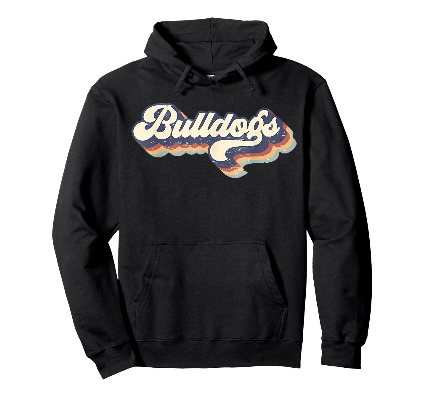 Bulldogs Mascot Retro Back to School Team Spirit T-Shirt