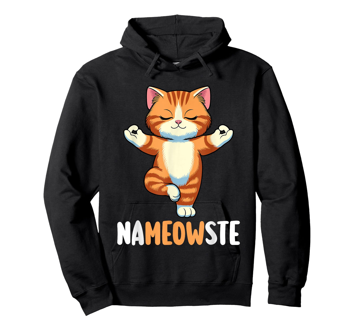 Yoga Cat Nameowste Meditation Zen Kitten Namaste Funny T-Shirt