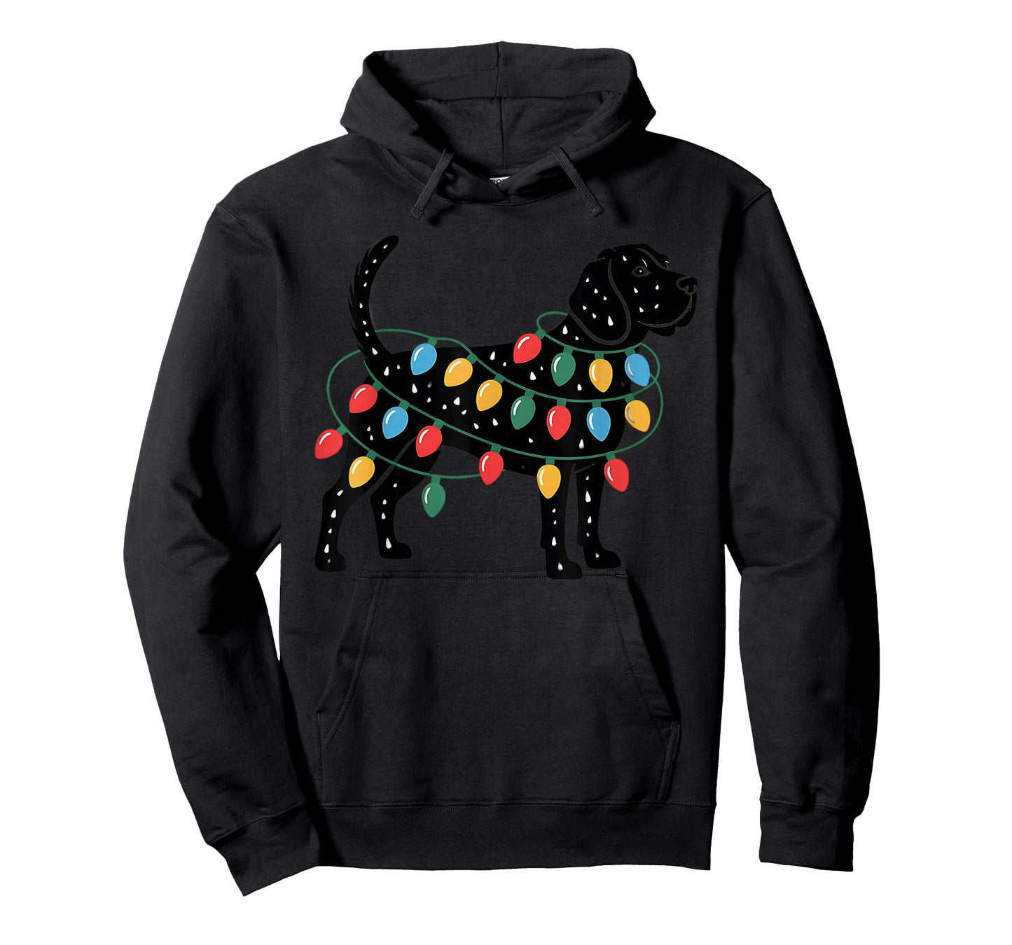 Cute Christmas Lights Beagle for Dog Lovers Women Men T-Shirt