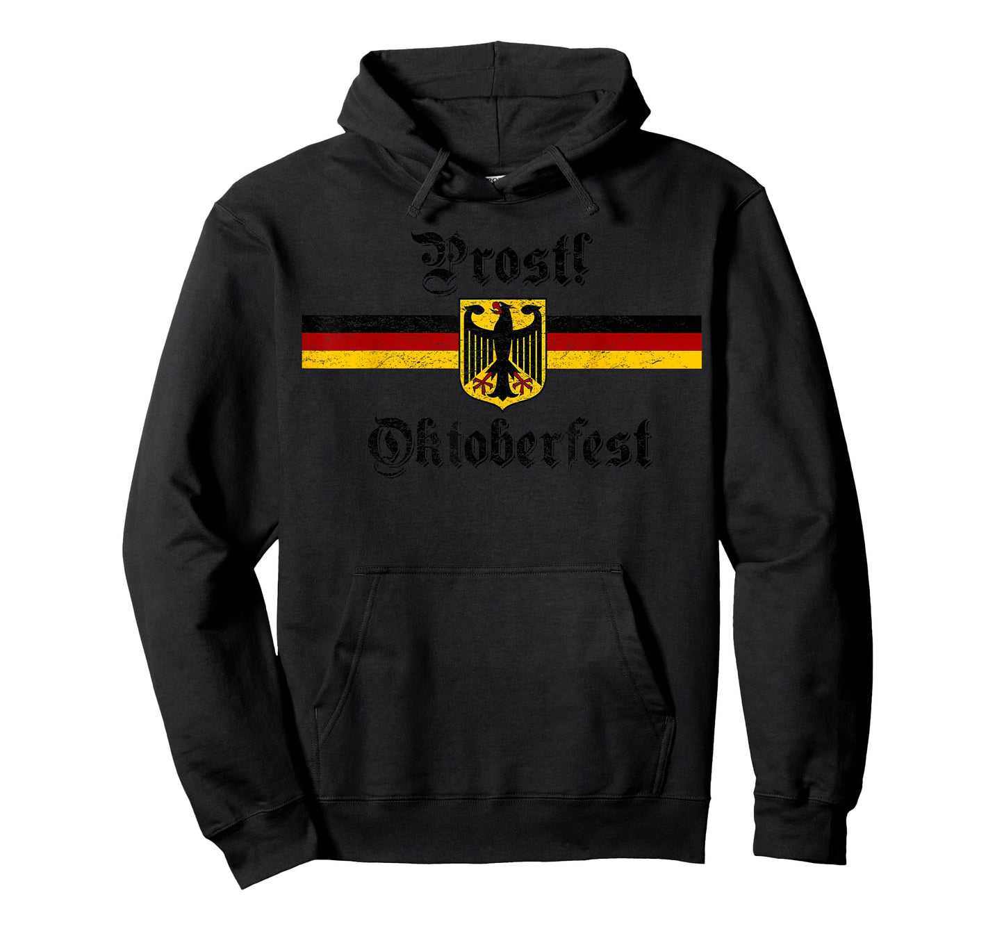 Oktoberfest PROST German Coat of Arms Flag Banner Vintage T-Shirt
