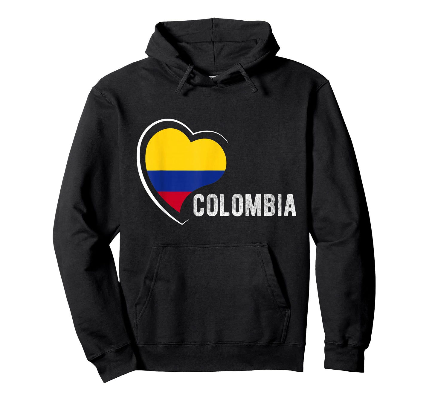 Colombia National Pride Heart Flag Colombian National T-Shirt