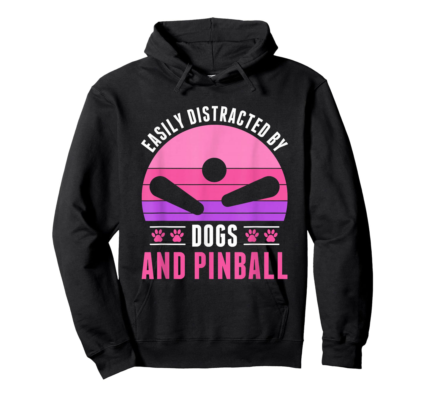 Easily Distracted by Pinball and Dogs Pinball Women Girls T-Shirt
