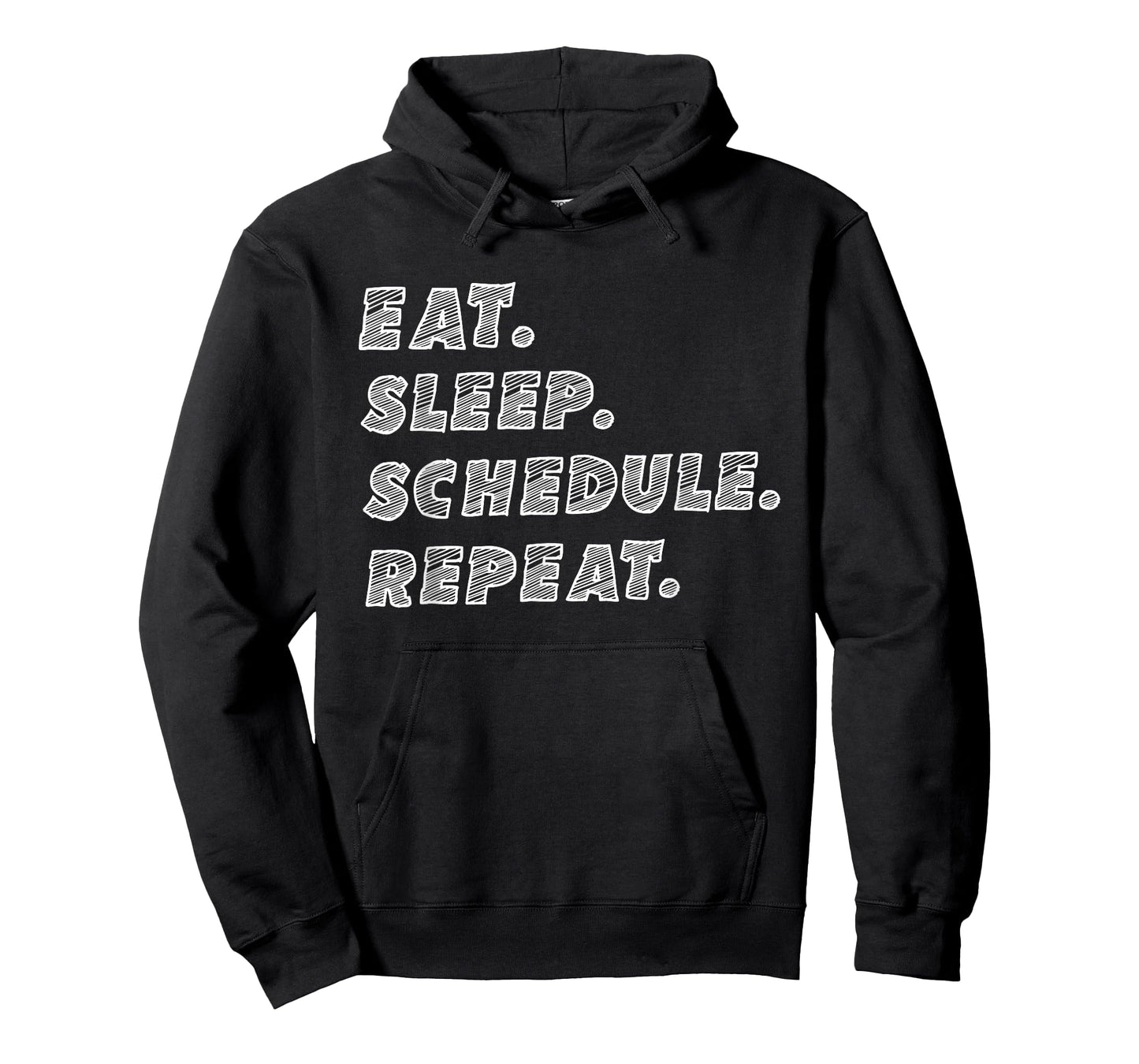 Eat Sleep Schedule Repeat Funny Social Media Manager T-Shirt