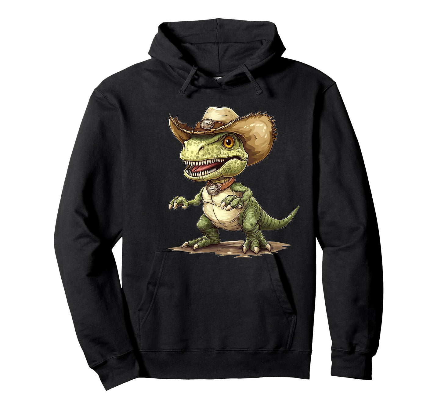 Awesome Dinosaur Ranch Outfit for Cowboy Lovers T-Shirt