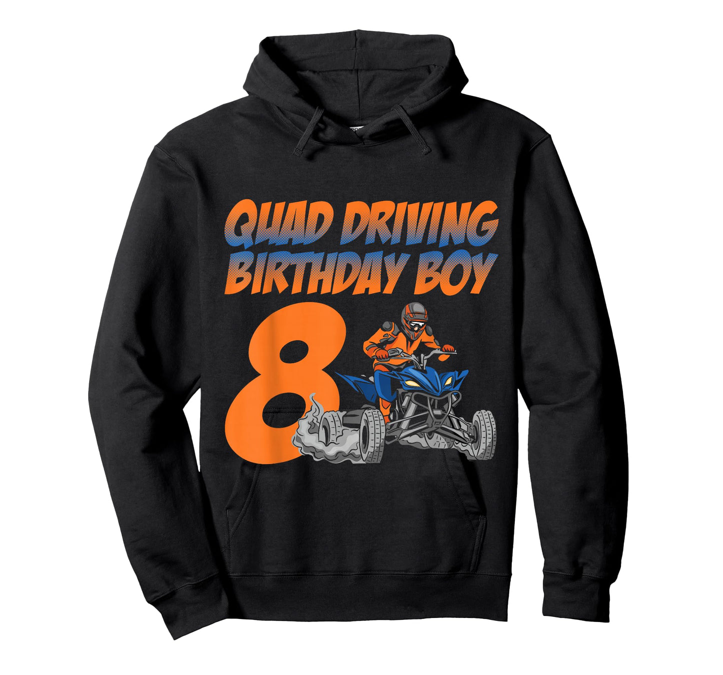 Quad Driving Birthday Boy 8 Quad Bike ATV Gear T-Shirt