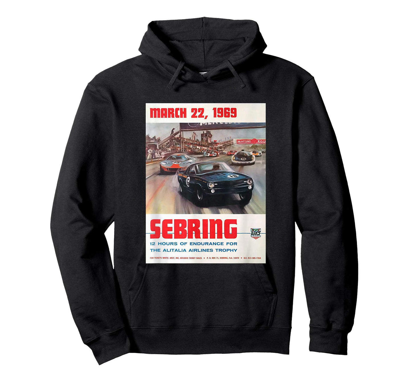 VINTAGE 1969 SEBRING 12 HOURS ENDURANCE RACE T-Shirt