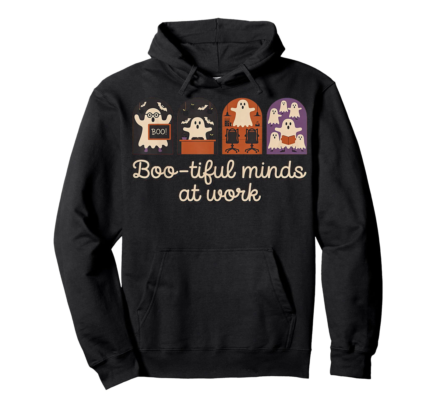 Cute Halloween Scientist Teacher Boo-Tiful Minds at Work T-Shirt