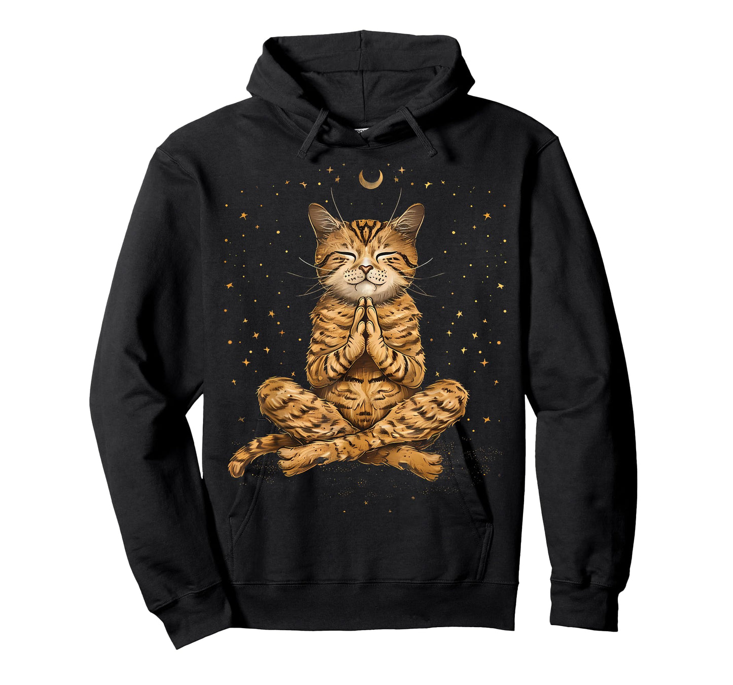 Cat Meditation Zen Buddha Spirituality Hindu Buddhist T-Shirt for Men Women Kids