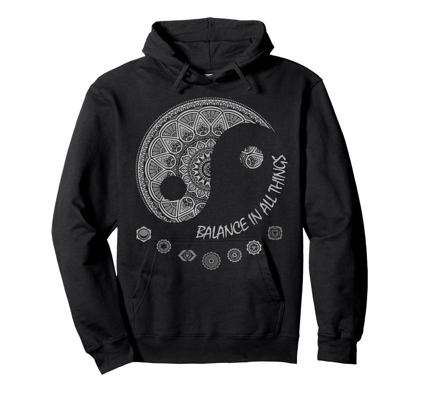 Ying Yang Chakra Spirit Spiritual Balance Body Spirit T-Shirt