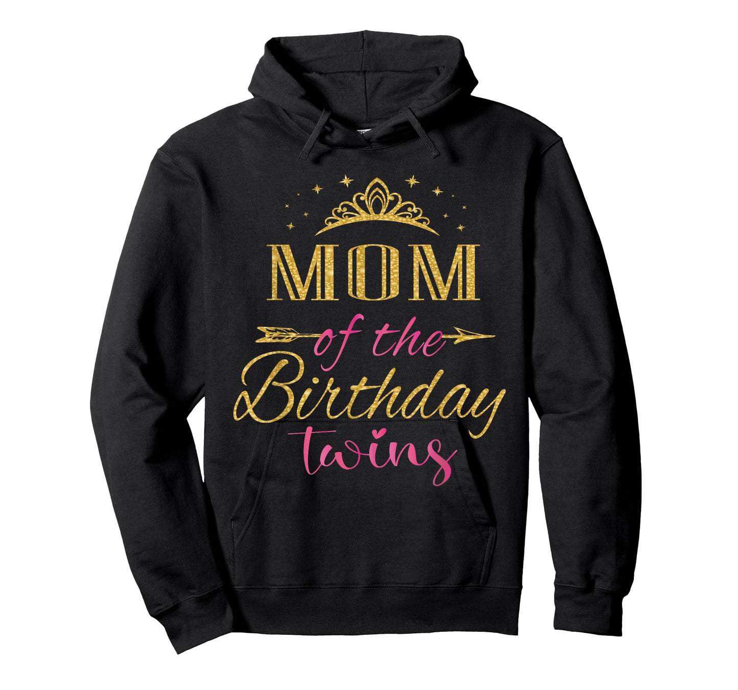 Mom of The Birthday Twins Kids Party T-Shirt