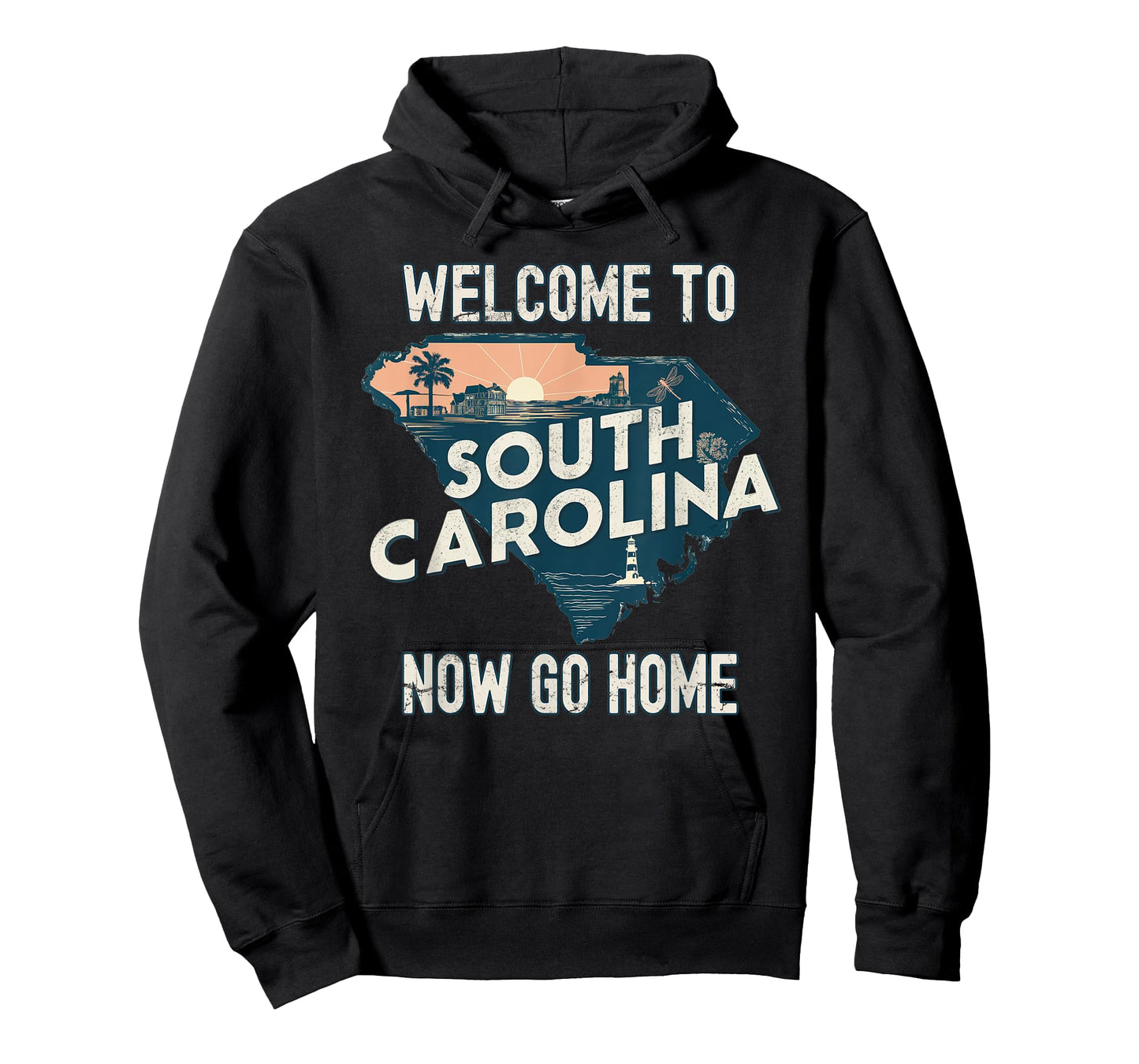 Welcome To South Carolina Retro Design, Funny South Carolina T-Shirt