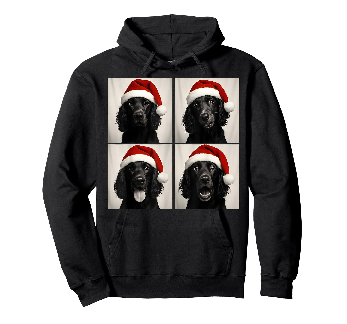 Funny Christmas Boykin Spaniel Santa Dog Lover Photo Booth T-Shirt