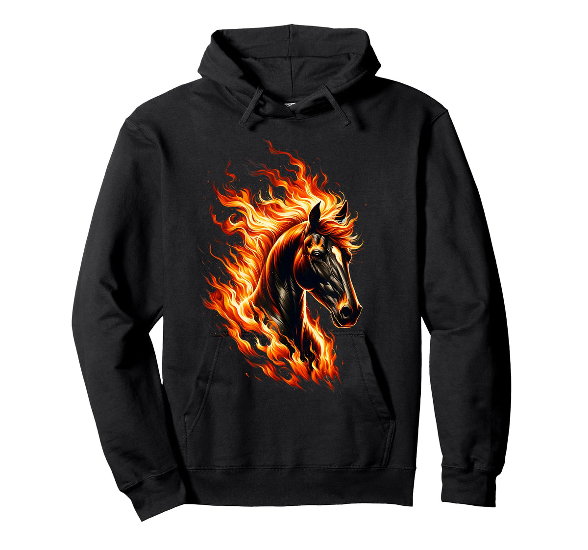 Funny burning horse outfit for horses flames lovers T-Shirt