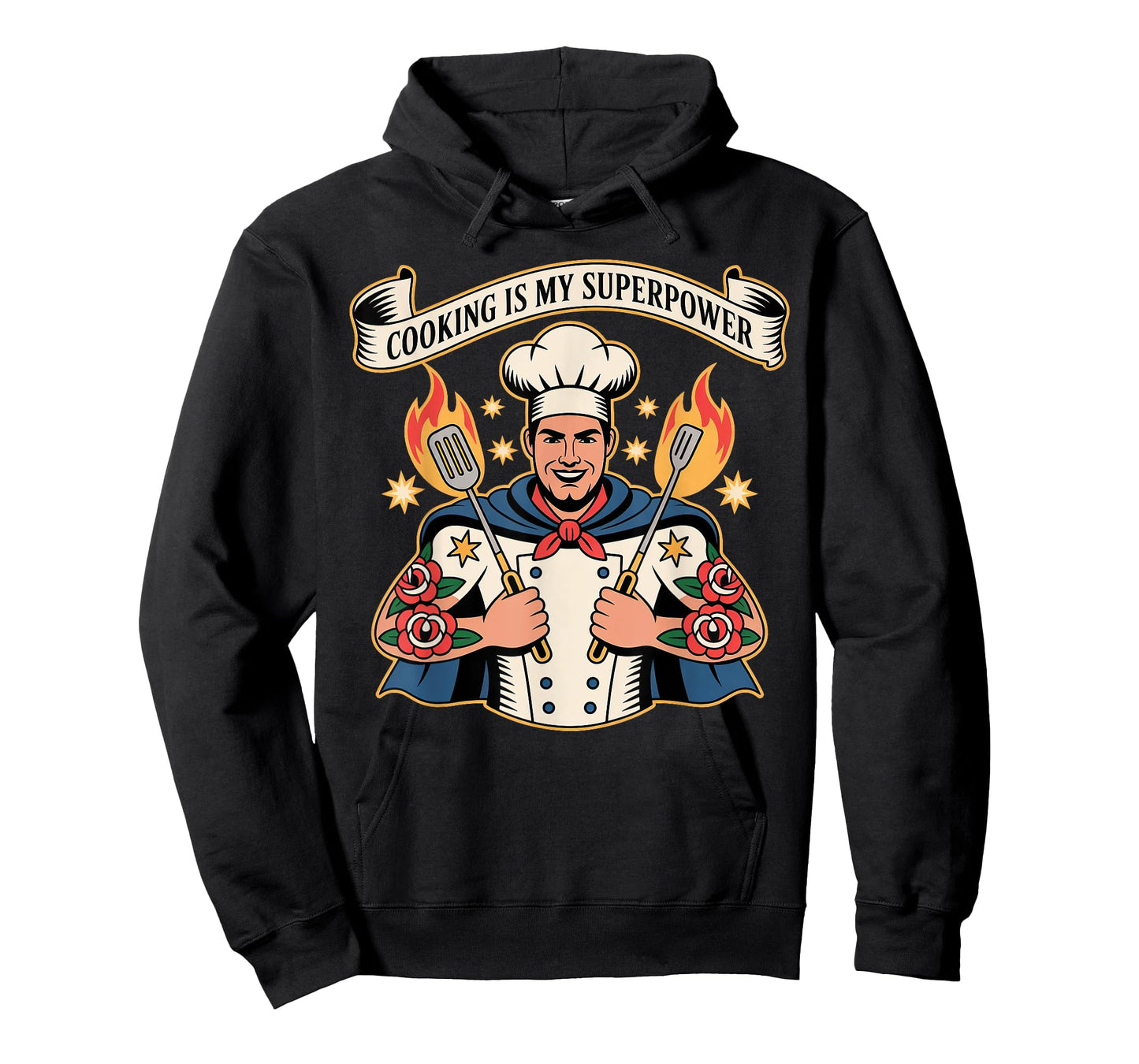 Cooking Is My Superpower Funny Chef T-Shirt
