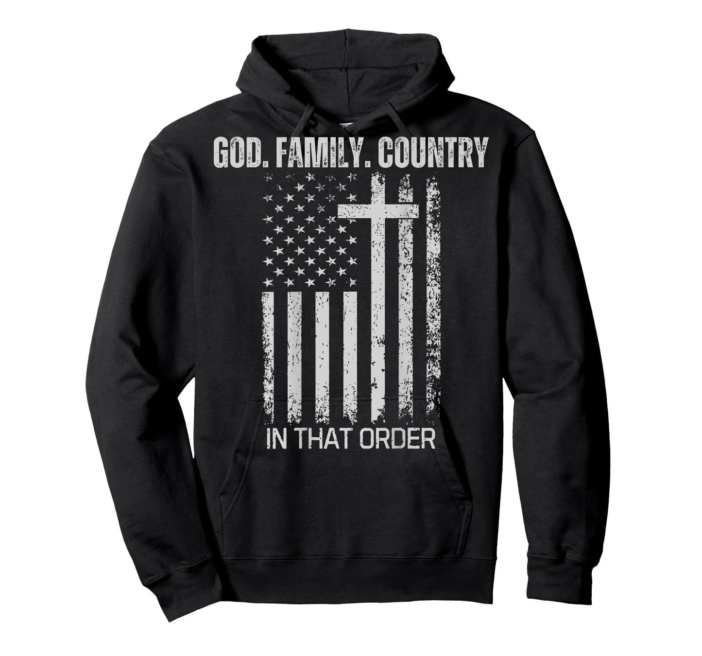 God Family Country in That Order (on Back) T-Shirt