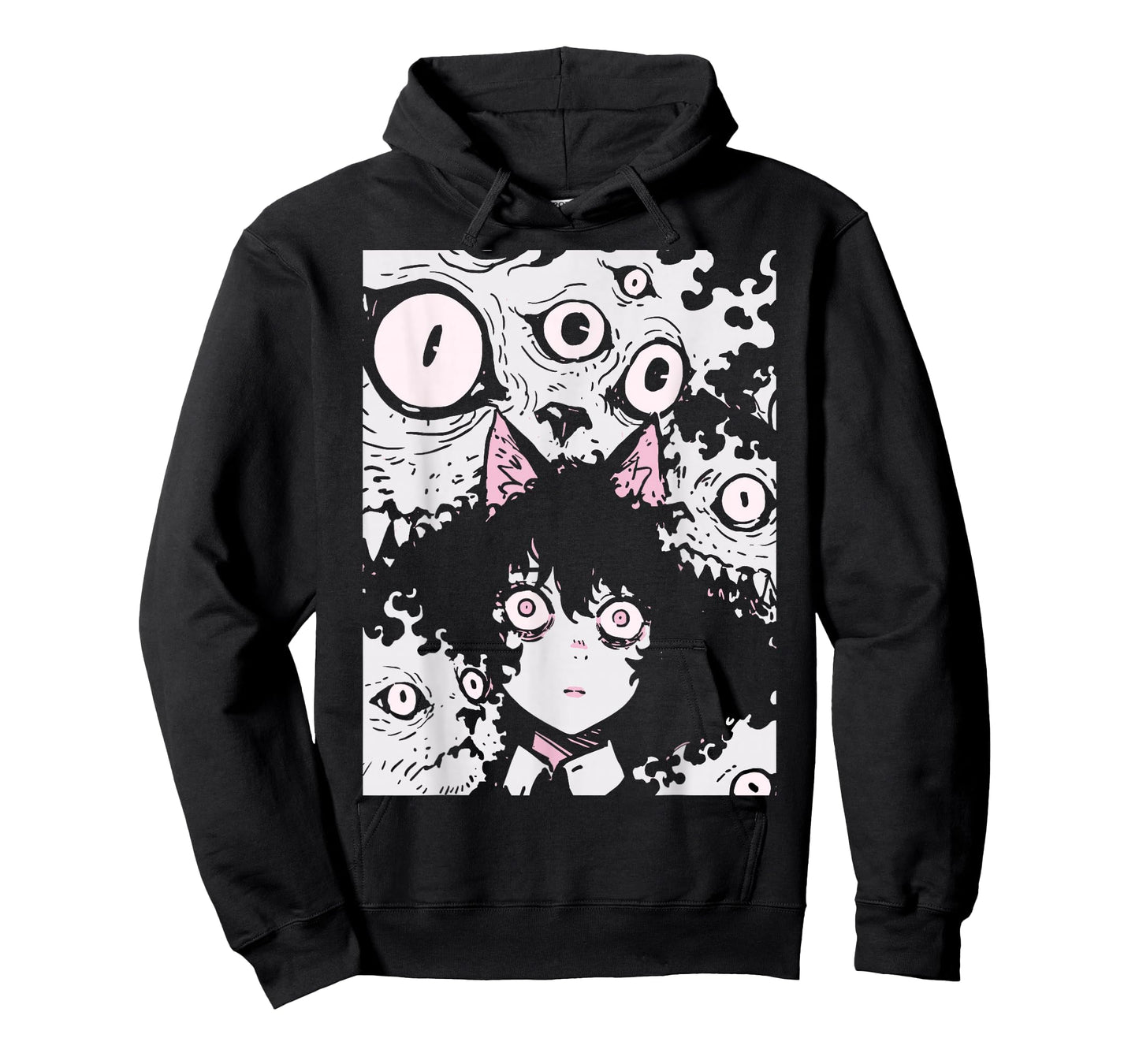 Horror Anime Manga Neko | Japan Japanese Creepy Kawaii Goth T-Shirt