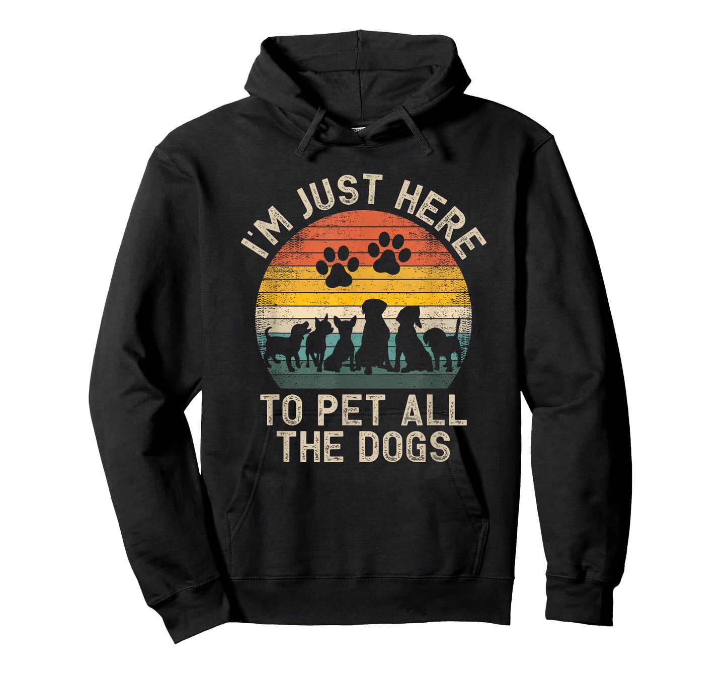 I'm Just Here to Pet All The Dogs Pet Dog Lover T-Shirt