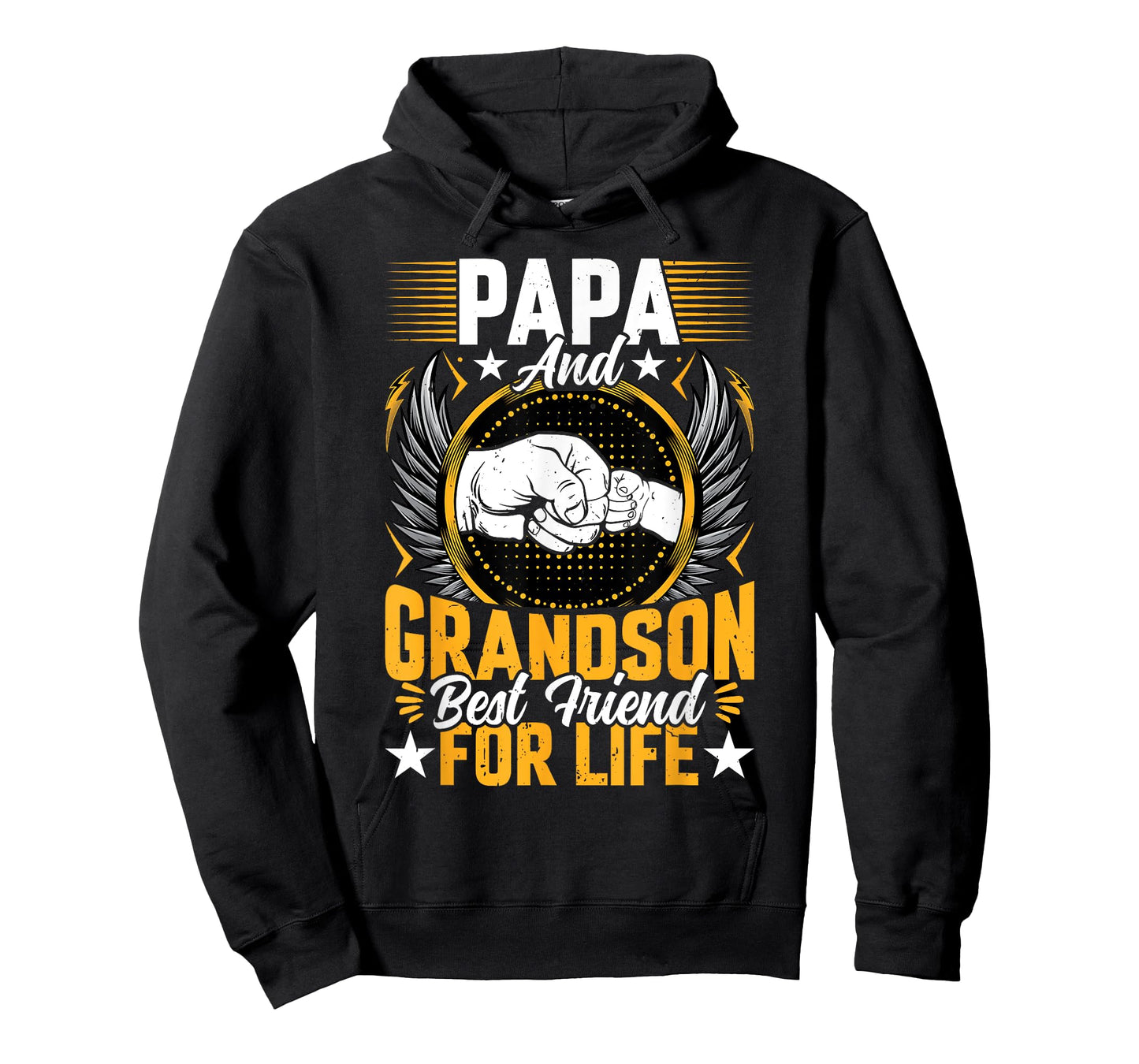 Papa and Grandson Best Friend for Life - Fathers Day Grandpa T-Shirt