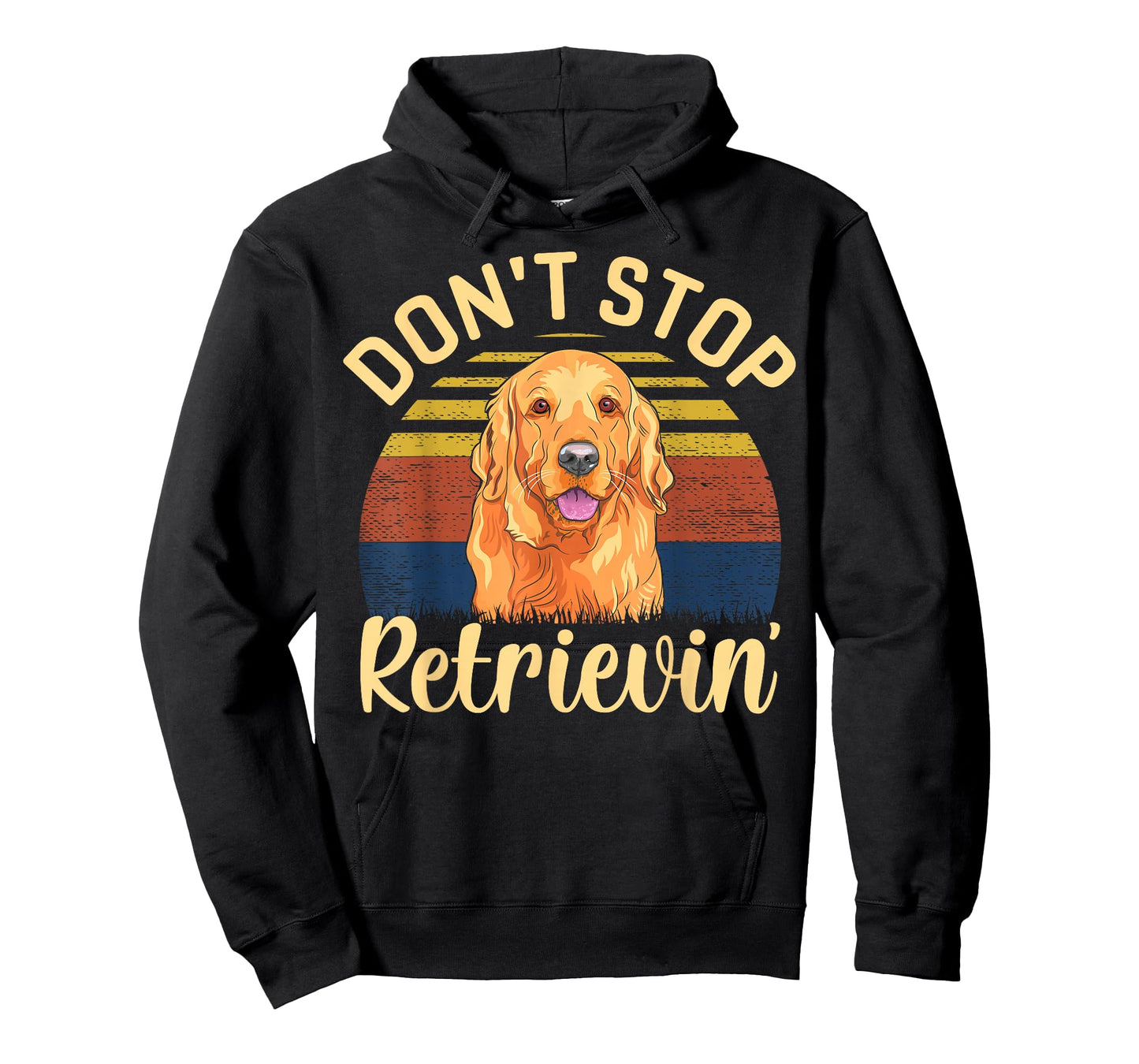 Don't stop retrieving, Cute golden dog Owner. T-Shirt