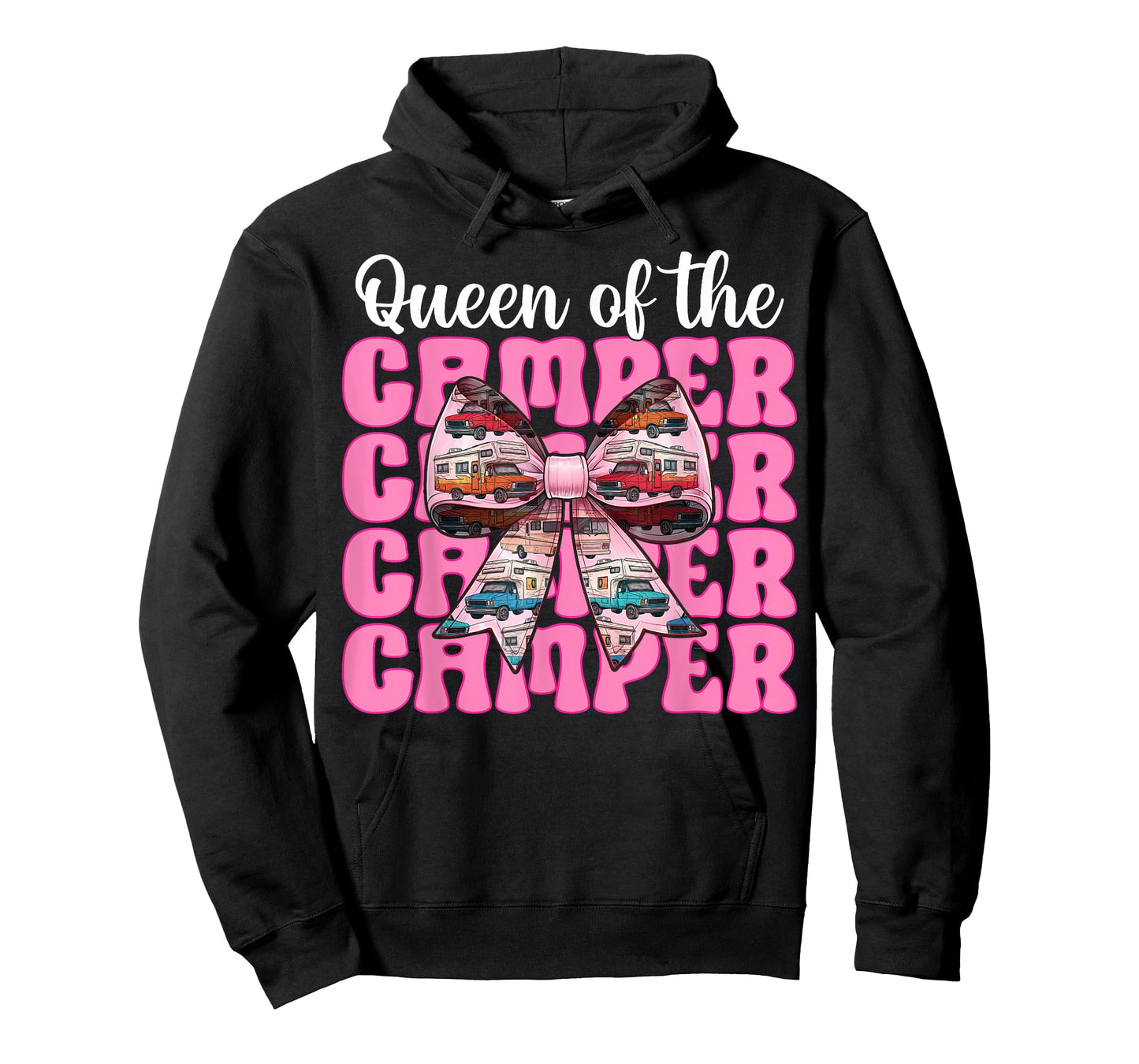 Queen of The Camper RV Camping Camper Motorhome Girl Mom T-Shirt