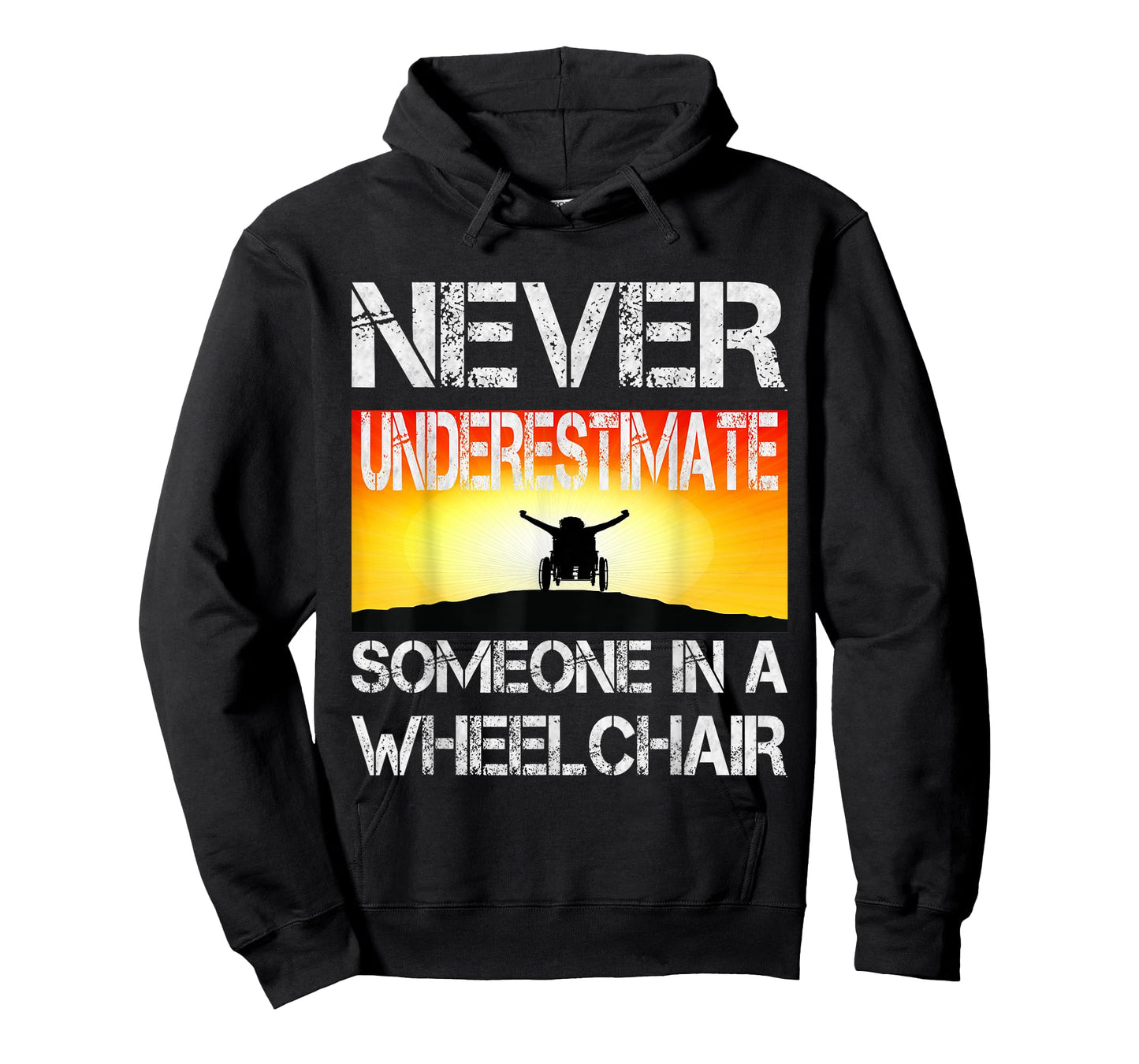 Wheel Chair Never Underestimate Someone In a Wheelchair T-Shirt