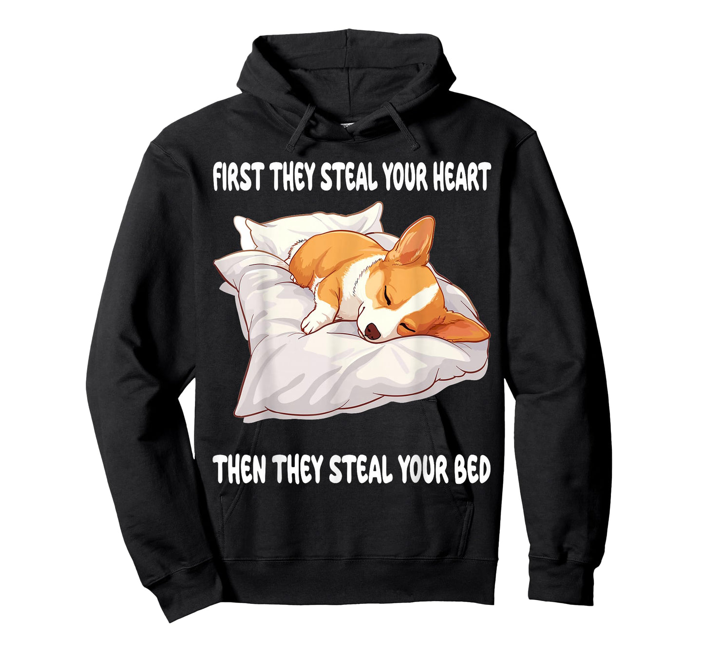 Welsh Corgi Pembroke Sleeping Pajamas Nightgown T-Shirt