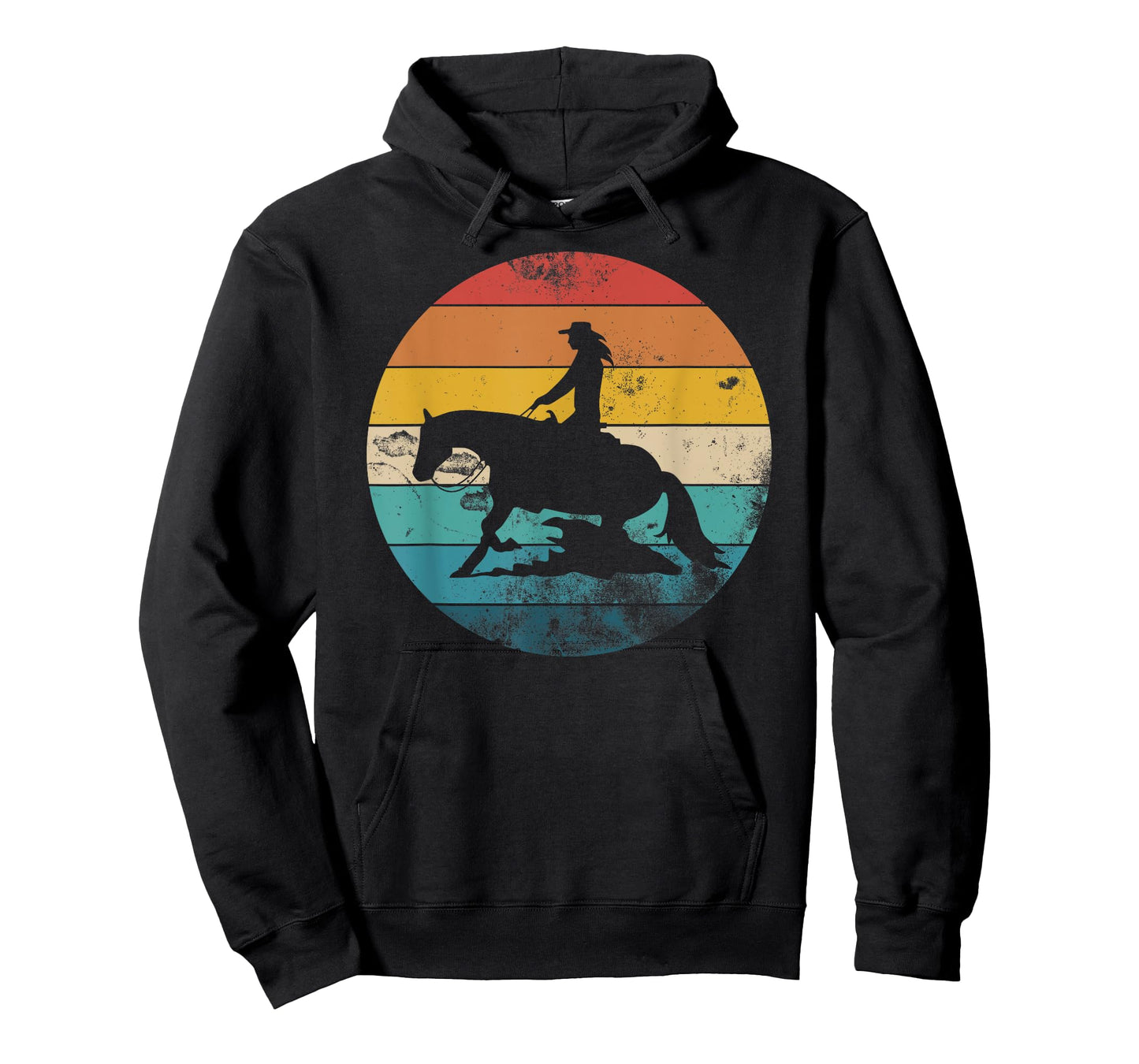 Western Rider Reining Quarter Horse Sliding Stop T-Shirt