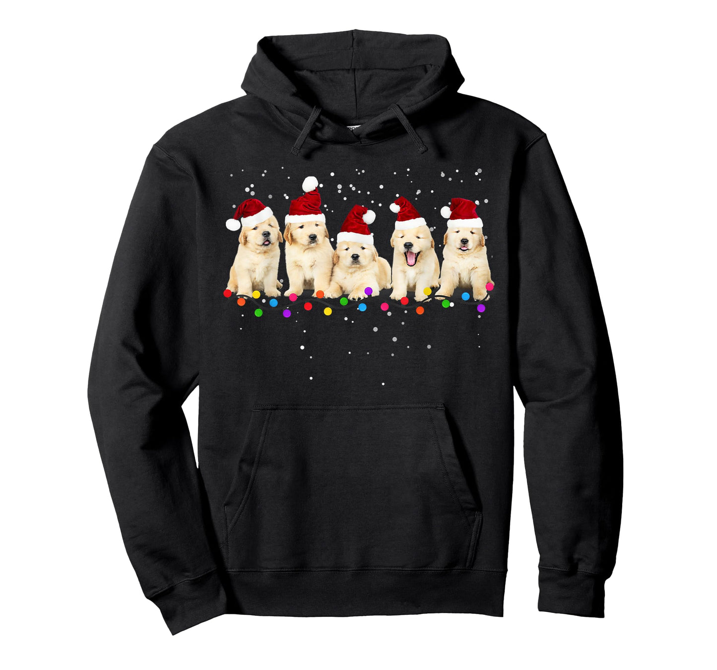 Funny Golden Retriever Christmas Sweater Shirt Puppy Dog T-Shirt
