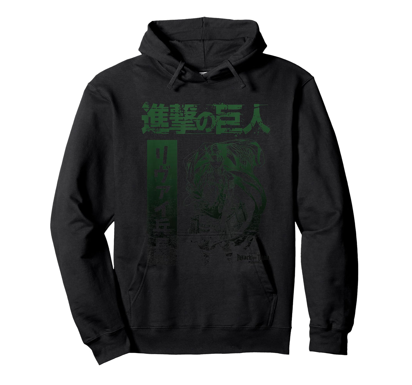 Attack on Titan Season 3 Levi Kanji Gradient AOT Anime T-Shirt