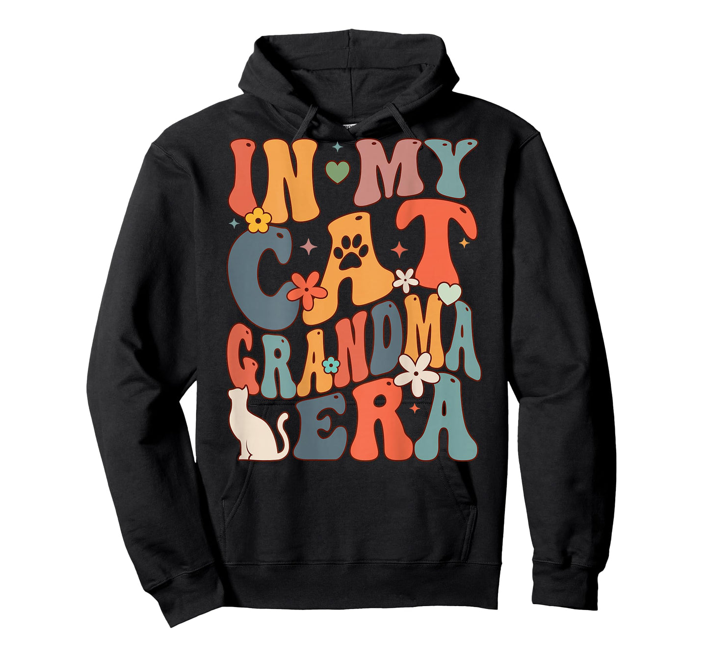 Funny in My Cat Grandma Era Cute Cat Grandma for Women T-Shirt