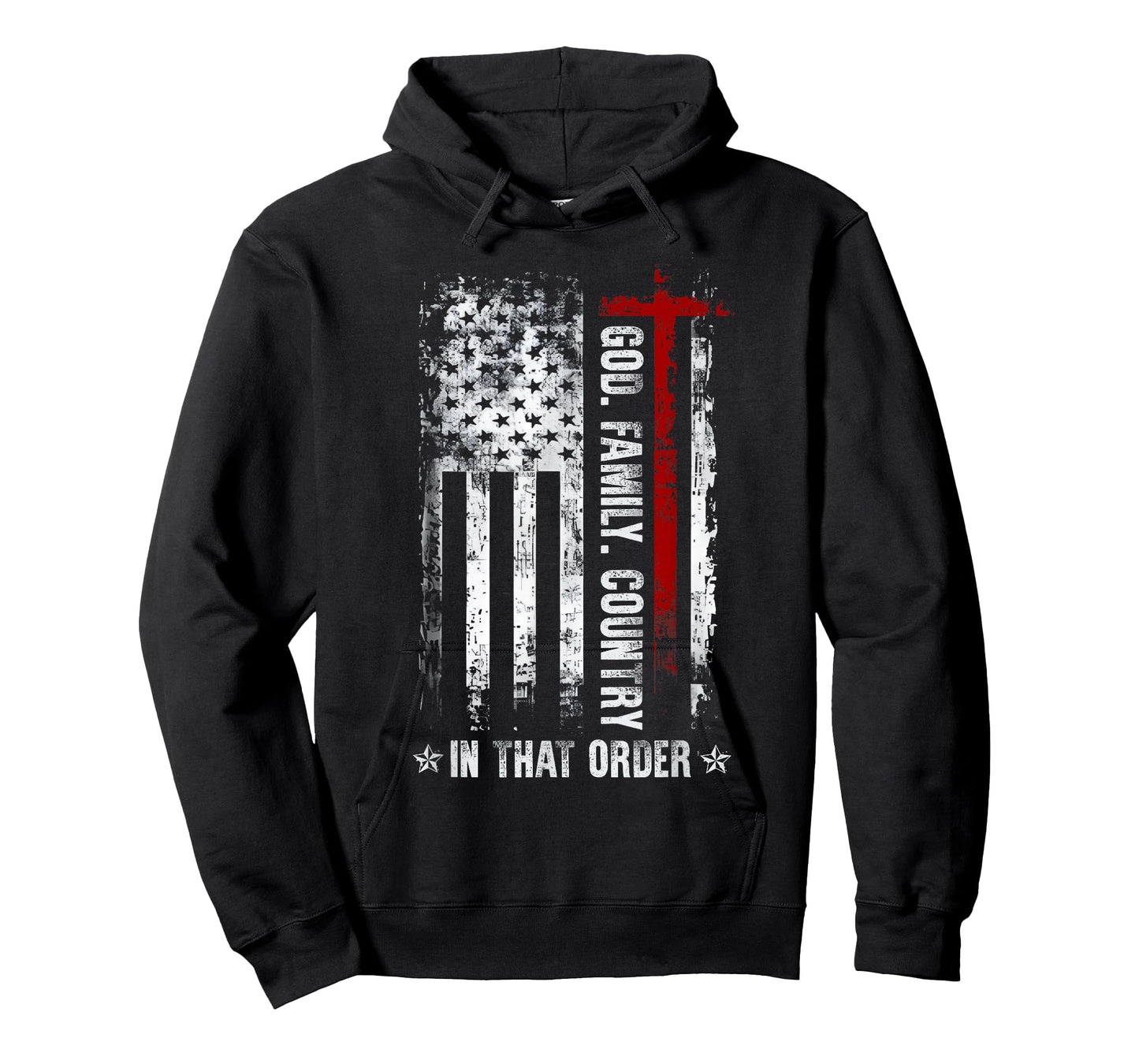 God Family Country in That Order Patriotic Christian T-Shirt